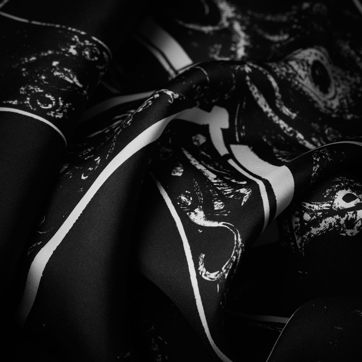 "Shadow Icon" Silk Scarf